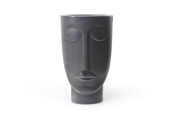 vaso face homem cabeça para plantas
