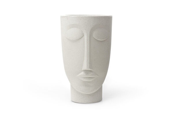 vaso face homem cabeça para plantas