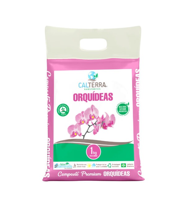 substrato para orquidea 1kg casca de pinus para orquidea